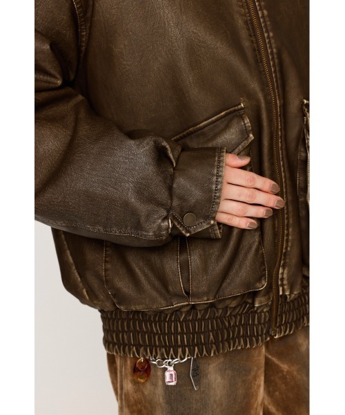 SLY WASHED PUFFER ブルゾン SLY ブルゾン アウター 「完売カラー再入荷」WASHED PUFFER BZ