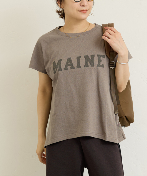 RIDING HIGH（ライディングハイ）の「《追加》【RIDING HIGH/ライディングハイ】ラフィテンジクTシャツ（Tシャツ/カットソー・レディース・ホワイト/ブラウン/サックスブルー・FREE）」の17枚目の写真