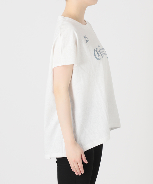 RIDING HIGH（ライディングハイ）の「《追加》【RIDING HIGH/ライディングハイ】ラフィテンジクTシャツ（Tシャツ/カットソー・レディース・ホワイト/ブラウン/サックスブルー・FREE）」の14枚目の写真