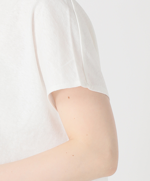 RIDING HIGH（ライディングハイ）の「《追加》【RIDING HIGH/ライディングハイ】ラフィテンジクTシャツ（Tシャツ/カットソー・レディース・ホワイト/ブラウン/サックスブルー・FREE）」の16枚目の写真