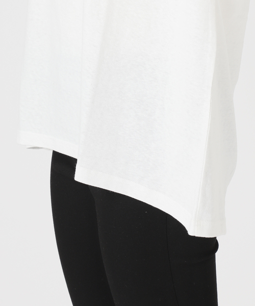 RIDING HIGH（ライディングハイ）の「《追加》【RIDING HIGH/ライディングハイ】ラフィテンジクTシャツ（Tシャツ/カットソー・レディース・ホワイト/ブラウン/サックスブルー・FREE）」の5枚目の写真