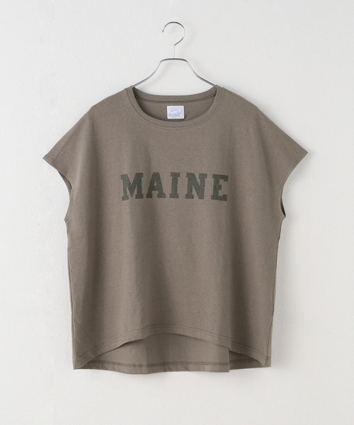 RIDING HIGH（ライディングハイ）の「《追加》【RIDING HIGH/ライディングハイ】ラフィテンジクTシャツ（Tシャツ/カットソー・レディース・ホワイト/ブラウン/サックスブルー・FREE）」の10枚目の写真