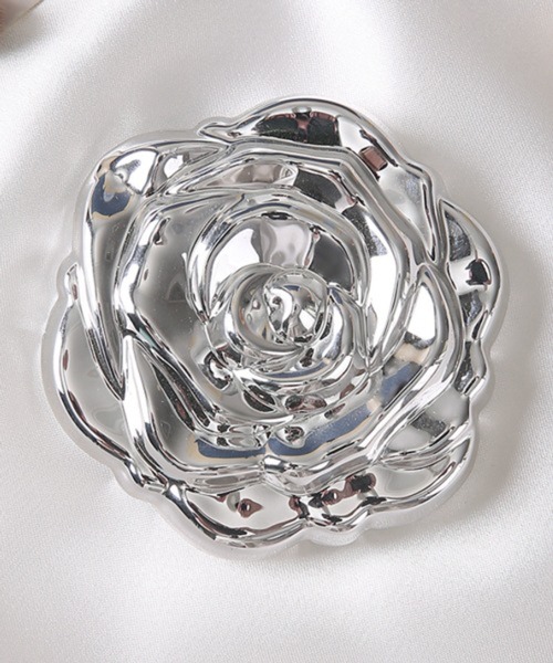 セール】Ein/ローズモチーフ 両面 メイク コンパクトミラー 鏡（手鏡