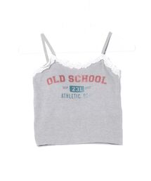 CERCA（チェルカ）の「【 MEMECLE / メメクル 】【カップ付き】カレッジロゴ　レースキャミソール（キャミソール）」