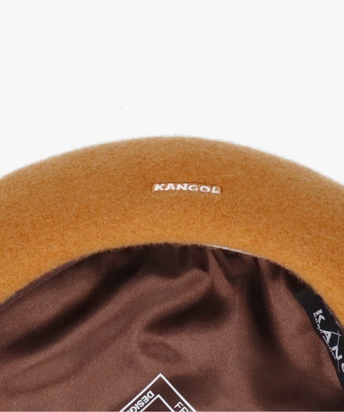 KANGOL(カンゴール)の「KANGOL ANGLOBASQUE BERET / カンゴール(ハンチング/ベレー帽・レディース・ブラック/ライトブラウン/ネイビー・MEDIUM/LARGE/X-LARGE)」の7枚目の写真