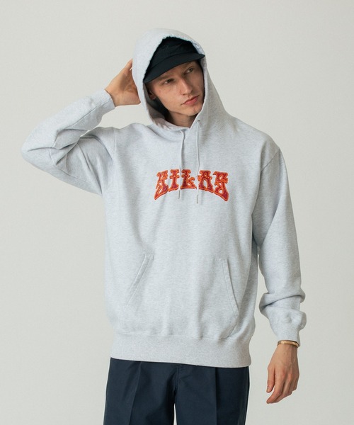 SILAS（サイラス）の「PSYCH LOGO SWEAT HOODIE（パーカー・メンズ・アッシュ/ネイビー/チャコール・XL/L/M）」の17枚目の写真