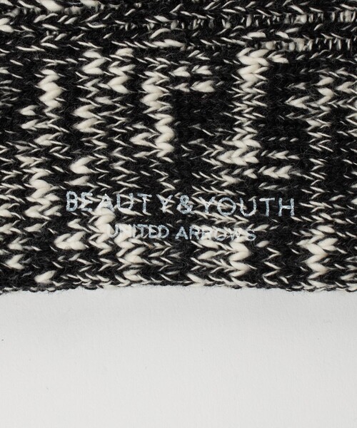 BEAUTY&YOUTH UNITED ARROWS（ビューティーアンドユースユナイテッドアローズ）の「ビッグ スラブ  レギュラー ソックス（ソックス/靴下・メンズ・ライトピンク/ケリーグリーン/ブラック・FREE）」の9枚目の写真