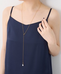 PAPILLONNER | ステンレスドロップネックレス(ネックレス)