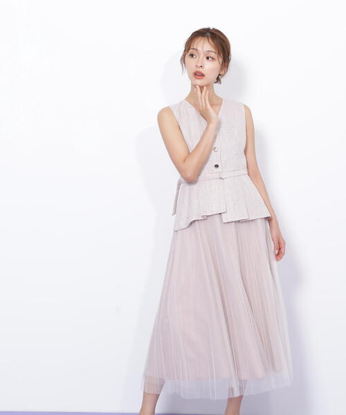 ジレドッキングワンピース JILL by JILL STUART｜ジレドッキングワンピース | Rakuten