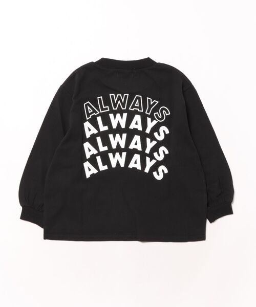 undeny.（アンディニ－）の「アンディニー NEVER L/S Tシャツ（Tシャツ/カットソー・キッズ・ブラック/チャコールグレー/ベージュ系その他・L/XL/M）」の4枚目の写真