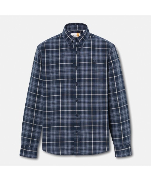Timberland(ティンバーランド)の「プレイド シャツ メンズ(シャツ/ブラウス・メンズ・ダークブルー・LARGE/X-SMALL/X-LARGE/SMALL/MEDIUM)」の5枚目の写真
