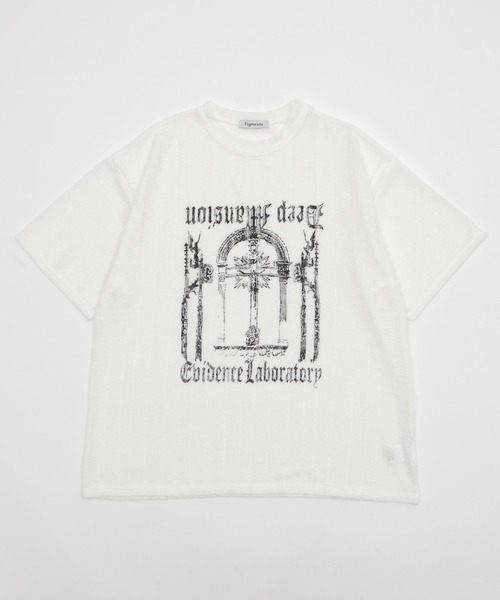 Figments(フィグメンツ)の「ロゴニットT(その他トップス・レディース・ホワイト/ブラック・FREE)」の10枚目の写真