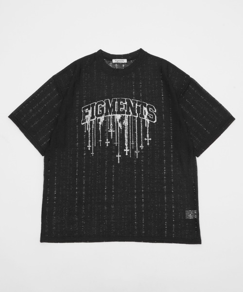 Figments(フィグメンツ)の「ロゴニットT(その他トップス・レディース・ホワイト/ブラック・FREE)」の3枚目の写真