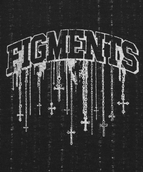 Figments(フィグメンツ)の「ロゴニットT(その他トップス・レディース・ホワイト/ブラック・FREE)」の5枚目の写真