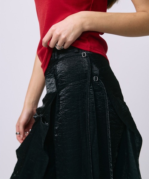 led.tokyo(レッドトウキョウ)の「【led.tokyo】LEYERED SLACKS/レイヤードスラックス(スラックス・レディース・ブラック/グレー/ブラウン・1/2)」の18枚目の写真