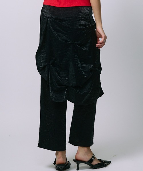 led.tokyo(レッドトウキョウ)の「【led.tokyo】LEYERED SLACKS/レイヤードスラックス(スラックス・レディース・ブラック/グレー/ブラウン・1/2)」の14枚目の写真