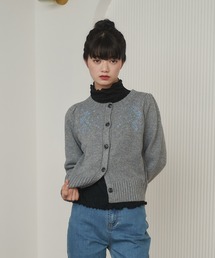 REMOON | 刺繍ニットカーディガン(カーディガン/ボレロ)