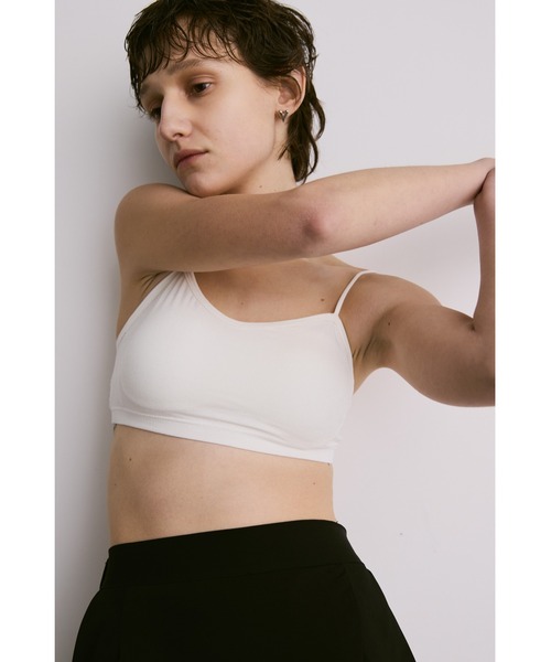 un/neu（アンノイ）の「バイカラーストラップカップ付きインナー（キャミソール・レディース・ブラック/ホワイト/ブラウン/グレー・FREE）」の16枚目の写真