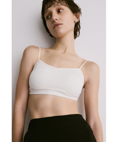 un/neu（アンノイ）の「バイカラーストラップカップ付きインナー（キャミソール・レディース・ブラック/ホワイト/ブラウン/グレー・FREE）」の17枚目の写真