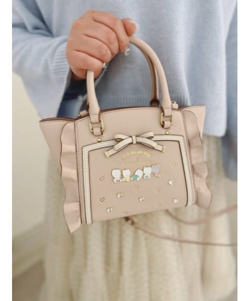 SAMANTHAVEGA（サマンサベガ）の「【ニャニィニュニェニョンコレクション】フラッター（ミニ）（ショルダーバッグ・レディース・ベージュ・FREE）」の8枚目の写真