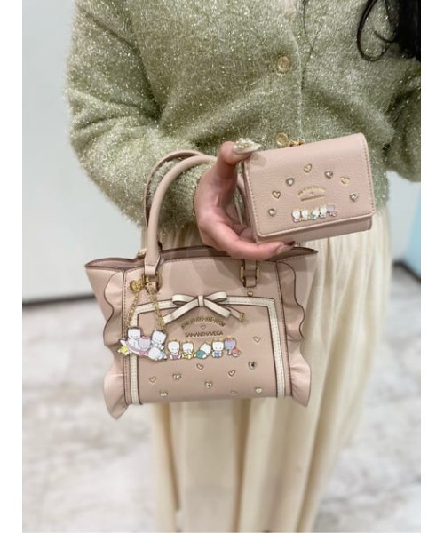 SAMANTHAVEGA（サマンサベガ）の「【ニャニィニュニェニョンコレクション】フラッター（ミニ）（ショルダーバッグ・レディース・ベージュ・FREE）」の6枚目の写真