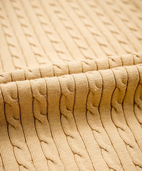 THE NORTH FACE（ザノースフェイス）の「THE NORTH FACE ザ・ノースフェイス M'S HOLIDAY CARDIGAN ワンポイントロゴ刺繍Vネックニットカーディガン（カーディガン/ボレロ・メンズ・ブラック/ライトベージュ・M/L/XL）」の6枚目の写真