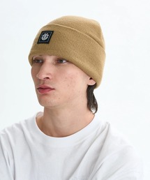 ELEMENT メンズ HIGH ICON BEANIE ビーニー 【2025年秋冬モデル】/エレメントロゴワッペンワンポイントニットキャップ・ビーニー