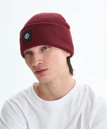 ELEMENT（エレメント）の「ELEMENT メンズ HIGH ICON BEANIE ビーニー 【2025年秋冬モデル】/エレメントロゴワッペンワンポイントニットキャップ・ビーニー（ニットキャップ/ビーニー）」