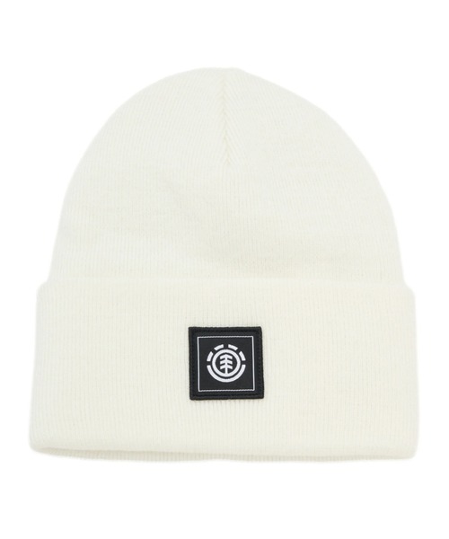 ELEMENT（エレメント）の「ELEMENT メンズ HIGH ICON BEANIE ビーニー 【2025年秋冬モデル】/エレメントロゴワッペンワンポイントニットキャップ・ビーニー（ニットキャップ/ビーニー・メンズ・ベージュ/ブラック/レッド系その他/ホワイト・FREE）」の16枚目の写真