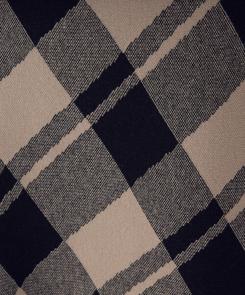 COMME CA ISM（コムサイズム）の「チェック柄　ニットスカート / セットアップ対応（スカート・レディース・ブラック/グレー・LARGE/MEDIUM）」の19枚目の写真