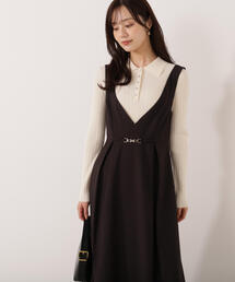 PROPORTION BODY DRESSING | タックフレアージャンスカ / 1215240916(ワンピース)