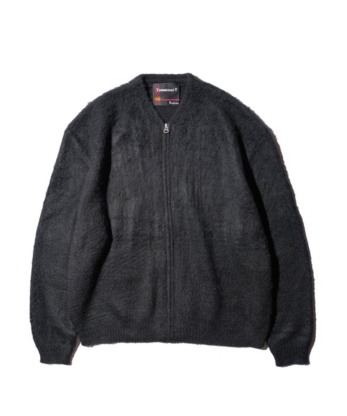 TOWNCRAFT / タウンクラフト SOLID SHAGGY ZIP CARDIGAN 無地 ソリッド TOWNCRAFT / タウンクラフト SOLID SHAGGY ZIP CARDIGAN 無地 ソリッド