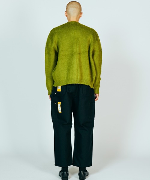 セール】TOWNCRAFT / タウンクラフト SOLID SHAGGY ZIP CARDIGAN 無地