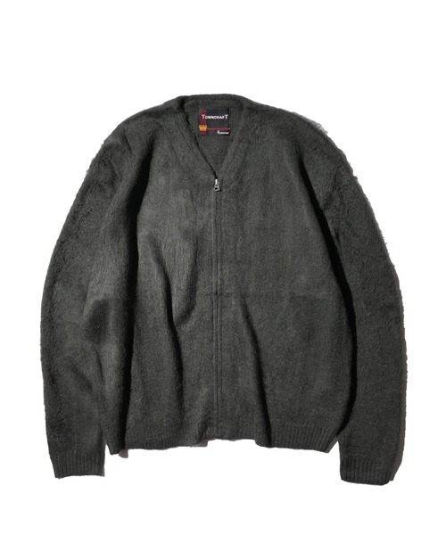 TOWNCRAFT(タウンクラフト)の「TOWNCRAFT / タウンクラフト SOLID SHAGGY ZIP CARDIGAN 無地 ソリッド シャギー ジップアップ カーディガン モヘアタッチカーディガンモヘアタッチ(カーディガン/ボレロ・メンズ・ネイビー/グリーン/ブラック/チャコールグレー/ヘザーグレー/ピンク・X-SMALL/MEDIUM/LARGE)」の10枚目の写真