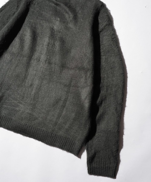 TOWNCRAFT(タウンクラフト)の「TOWNCRAFT / タウンクラフト SOLID SHAGGY ZIP CARDIGAN 無地 ソリッド シャギー ジップアップ カーディガン モヘアタッチカーディガンモヘアタッチ(カーディガン/ボレロ・メンズ・ネイビー/グリーン/ブラック/チャコールグレー/ヘザーグレー/ピンク・X-SMALL/MEDIUM/LARGE)」の19枚目の写真