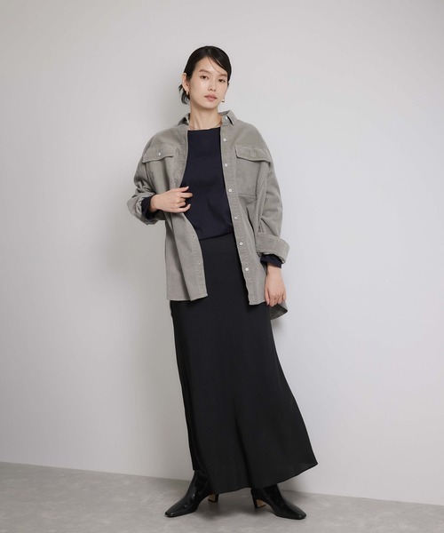 ROPE'(ロペ)の「アナグラム刺繍 ロングスリーブカットソー/イージーケア(Tシャツ/カットソー・レディース・ホワイト/ネイビー/ホワイト系その他3・FREE)」の10枚目の写真