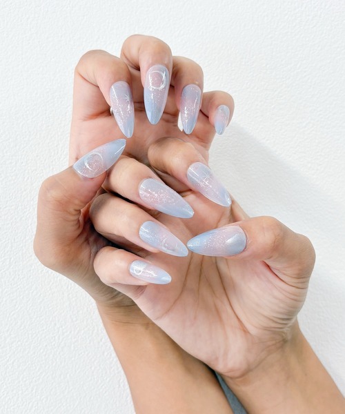 wanwan_daichaページ ネイルチップ Amazon | 24枚入り ネイルチップ 可愛い優雅 長い偽の爪 大人