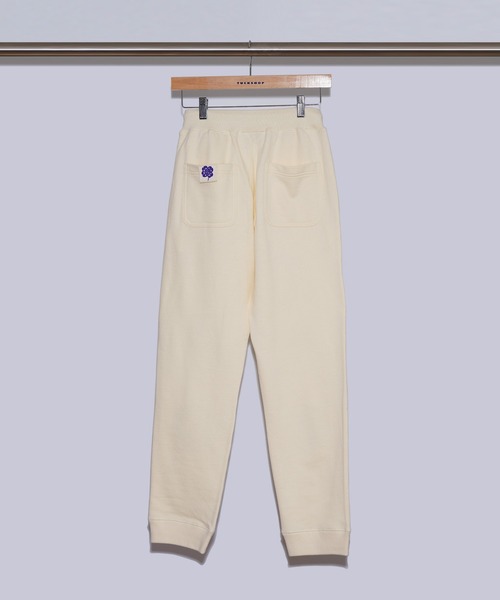 TUCKSHOP（タックショップ）の「BOTANY SWEAT PANTS（ボタニースウェットパンツ）（スウェットパンツ・レディース・アイボリー・1/2）」の6枚目の写真
