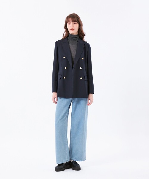 美品　マッキントッシュフィロソフィー　ウォッシャブル　テーラードジャケット　L ウォッシャブルダブルブレストブレザー(ジャケット)｜MACKINTOSH