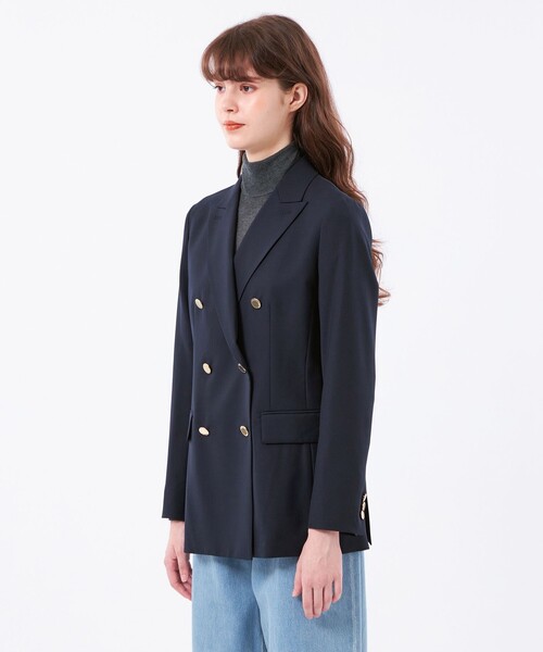 MACKINTOSH PHILOSOPHY(マッキントッシュ フィロソフィー)の「【Retford(レットフォード)】ウォッシャブルブレザー(テーラードジャケット・レディース・ダークネイビー・38/36)」の4枚目の写真