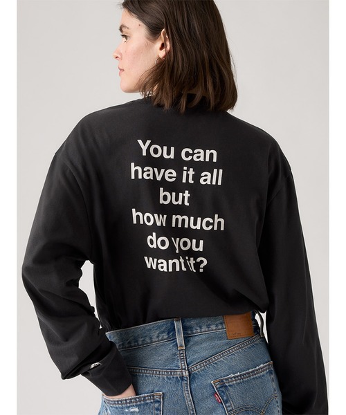 Levi's(リーバイス)の「Levi's/リーバイス LEVI’S(R) x OASIS SUPERSONIC ロングスリーブバンドTシャツ(Tシャツ/カットソー・メンズ・ブラック・S/M/L/XL)」の4枚目の写真