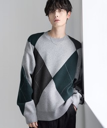 ETELIO（エテリオ）の「【マシンウォッシャブル】リラックスフィットシルキータッチもちもちニット（ニット/セーター）」