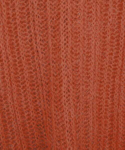 Green　Parks（グリーンパークス）の「シアーニットVネックカーディガン（カーディガン/ボレロ・レディース・オフホワイト/グレー/グリーン/オレンジ・FREE）」の18枚目の写真