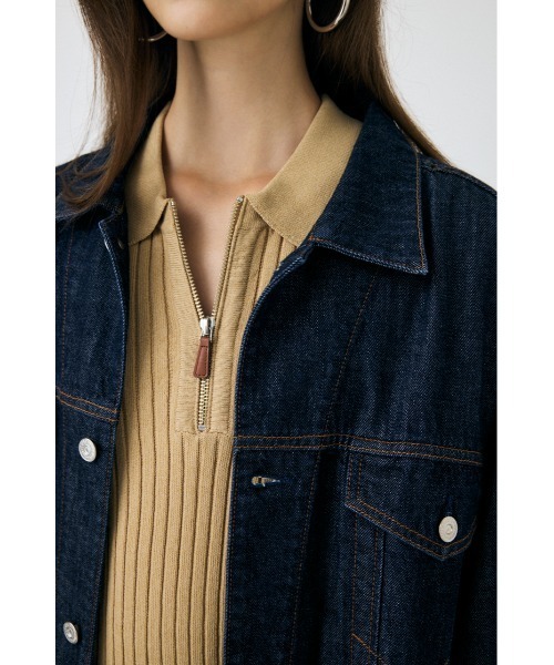 MOUSSY（マウジー）の「【25年AW新作】TENCEL(TM) DENIM  OVER ジャケット（デニムジャケット・レディース・ワンウォッシュ/ライトブルー・FREE）」の14枚目の写真