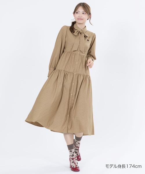 マリークワント] シャツリボン ワンピース EATME イートミー マリー