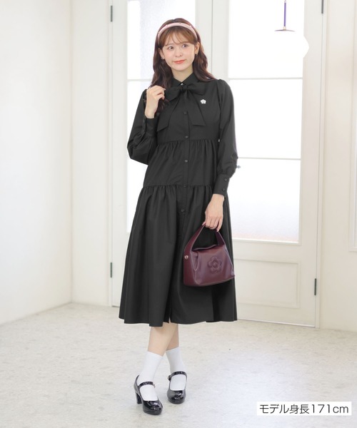 シャツリボン ワンピース（シャツワンピース）｜MARY QUANT（マリー