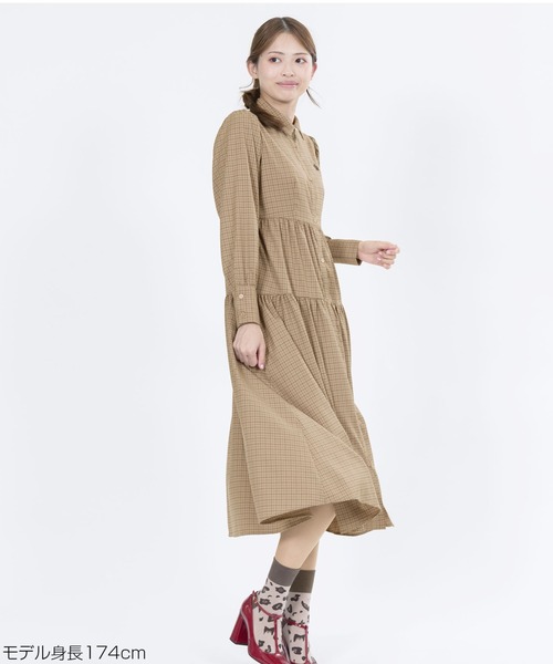 セール】シャツリボン ワンピース（シャツワンピース）｜MARY QUANT