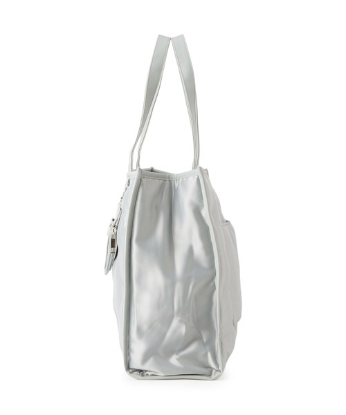 Ober Tashe(オーバータッシェ)の「【新生活・新学期】ハートモチーフトートバッグ(トートバッグ・レディース・グレー/ブラック/ピンク系・FREE)」の9枚目の写真