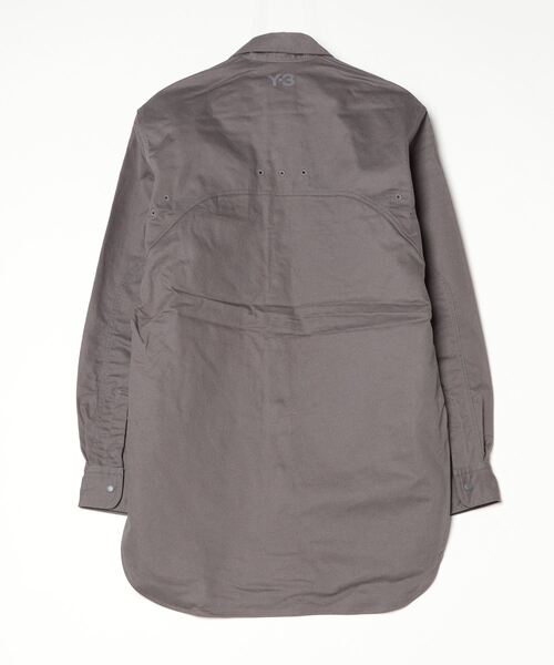 Y-3(ワイスリー)の「Y-3 UT TWILL OVERSHIRT(シャツ/ブラウス・メンズ・グレー・X-SMALL/SMALL/MEDIUM/LARGE/X-LARGE)」の6枚目の写真