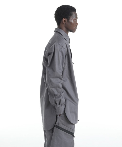 Y-3(ワイスリー)の「Y-3 UT TWILL OVERSHIRT(シャツ/ブラウス・メンズ・グレー・X-SMALL/SMALL/MEDIUM/LARGE/X-LARGE)」の5枚目の写真